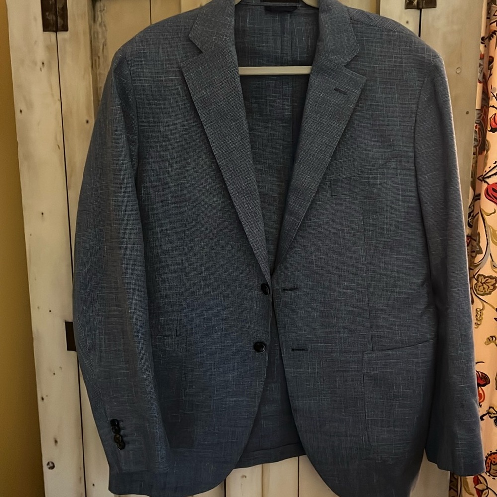 LBM 1911 blue sport coat 46